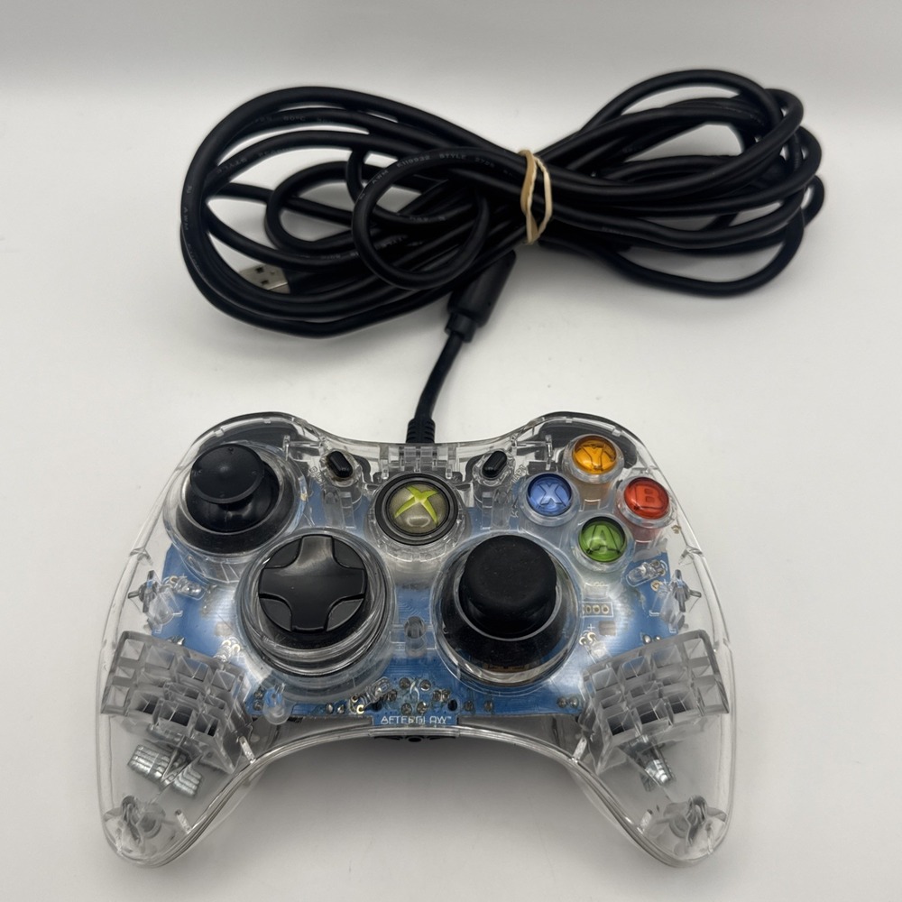 Afterglow PL-3602 Transparent Wired Xbox 360 Game Controller